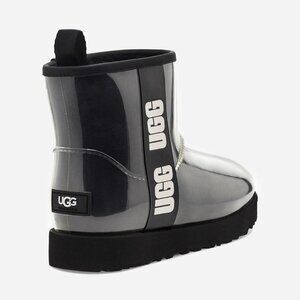 Ugg Women's Classic Clear Mini Boots in Black Size 7